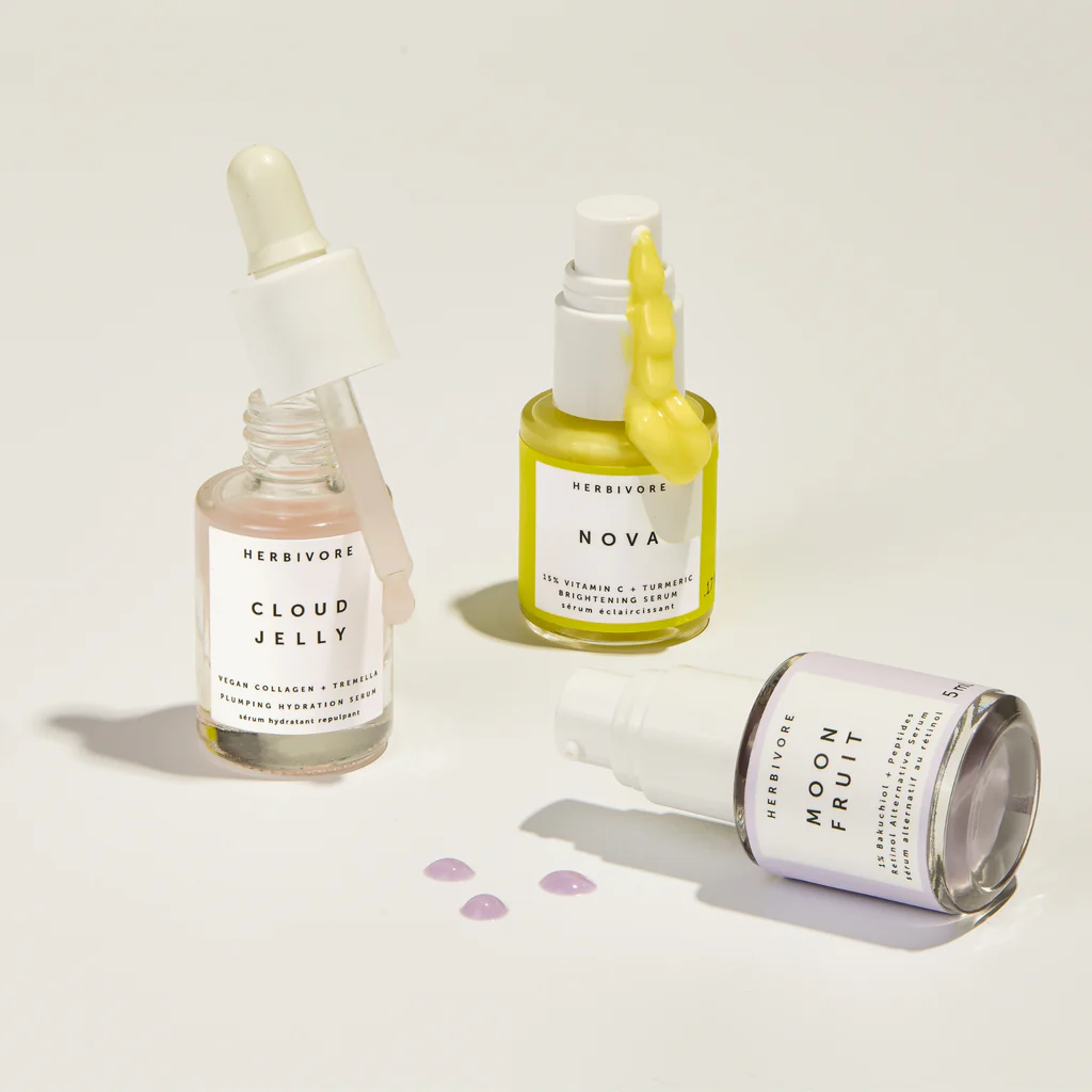 ブライト&バウンシーセラムキット – Herbivore Botanicals ブライト&バウンシーセラムキット – Herbivore Botanicals